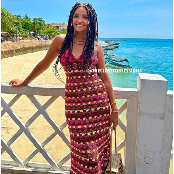 ZARA BLOGGER FAVE!!! V-Neck Knit Dress NWT - Picture 8 of 16